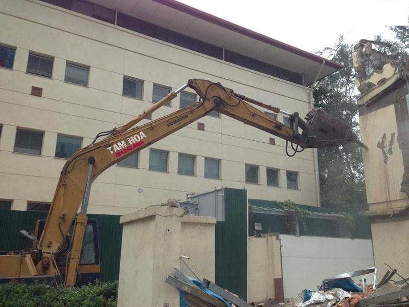 Phá dỡ công trình giá rẻ tại quận 4