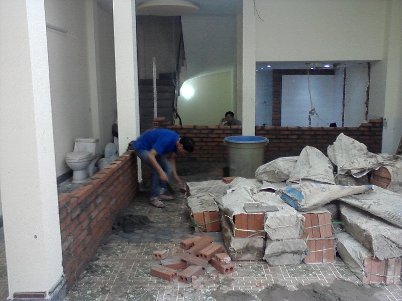 Đơn vị dọn rác công trình