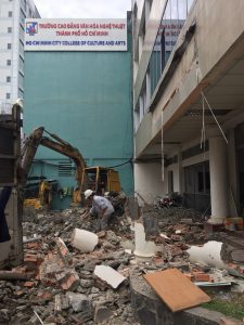 Phá dỡ công trình giá rẻ tại quận 7