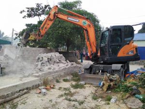 phá dỡ công trình tại Huyện Nhà Bè